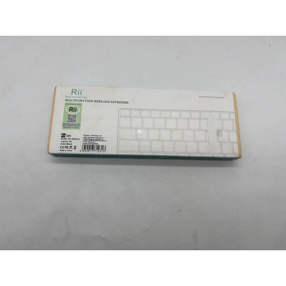 Rii mini i12+ Wireless Mini Keyboard withTouchpad mouse PC Tablet Android TV BOX